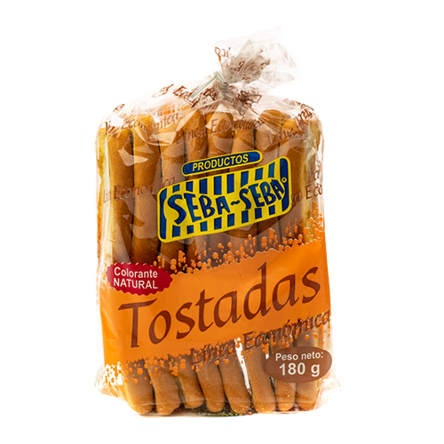 Tostada Línea Económica x 180 gr Seba Seba