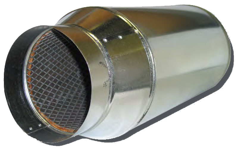Round Air Duct Mufflers/Silencers On Alan Manufacturing, Inc.