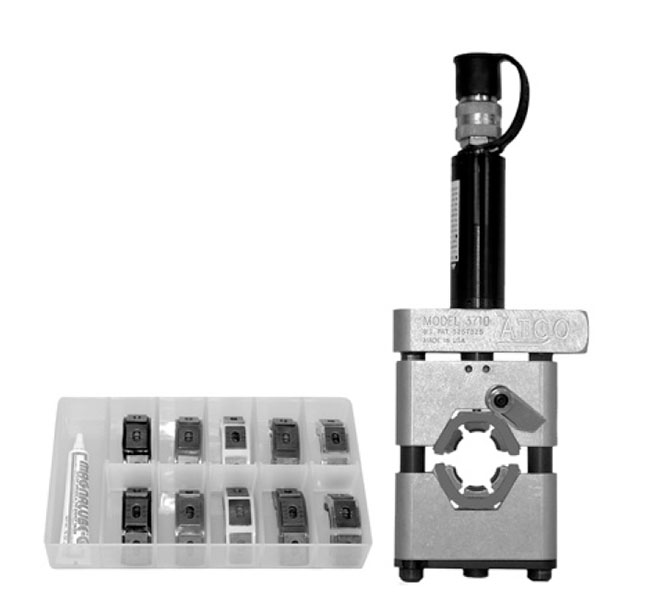 Model 3710C Crimper with Dies On Atco Products Inc.