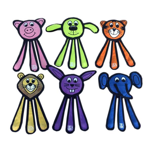 Multipet International Tuff Enuff Animals Dog Toy 43530 Blain's