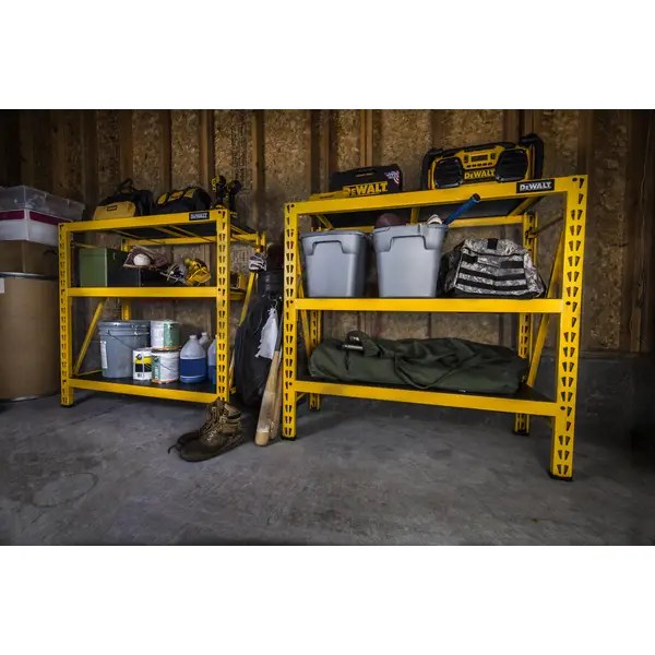 DEWALT Yellow 4Tier Steel Garage Storage Shelving Unit (77, 45 OFF