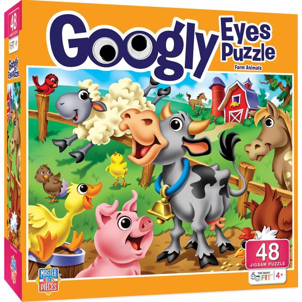 MasterPieces 48Piece Kids Googly Eyes Puzzle Assortment 11712