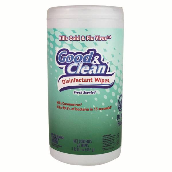 Good & Clean 75 Count Good & Clean Disinfecting Wipes Fresh Scent 89