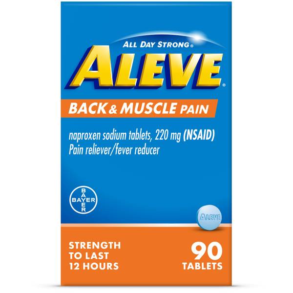 Aleve 90Count Back & Muscle Pain Tablets 8770837 Blain's Farm & Fleet