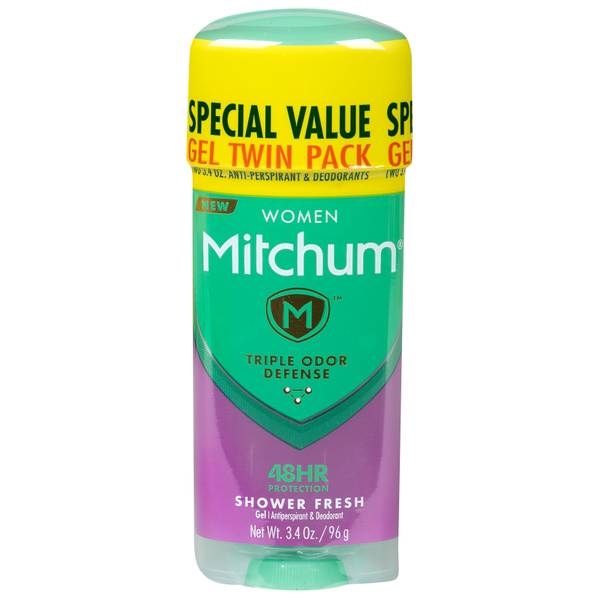 Mitchum 6.8 oz Women's Shower Fresh Gel Deodorant 2Pack 8627224