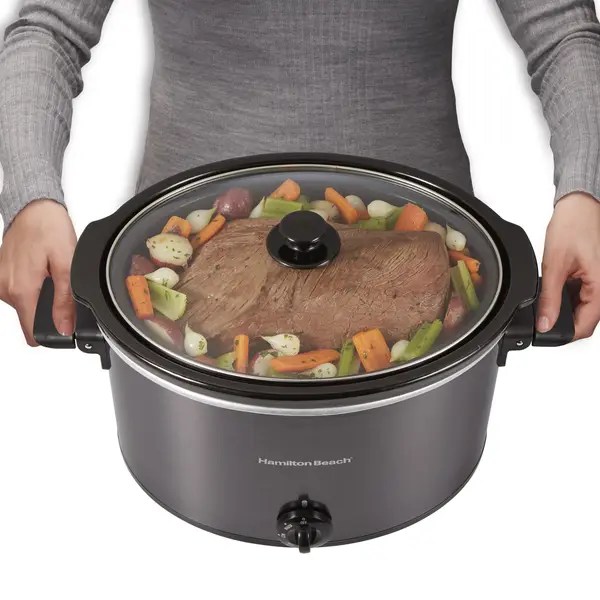 Buy our best brand online Hamilton Beach 10 Quart Slow Cooker Black