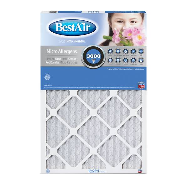 BestAir 16x20x1 MERV 13 Pleated Filter B11620136