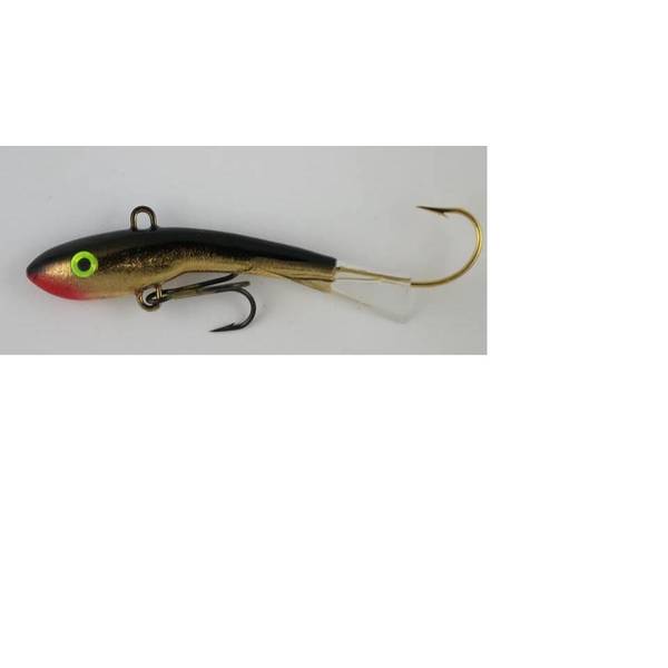Moonshine Golden Shiner Metallic Shiver Minnow 1 MSM1GS Blain's