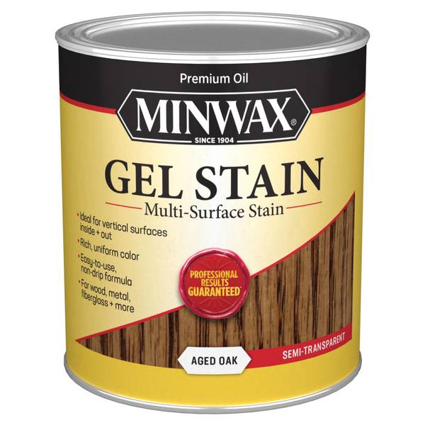 Minwax 1 Quart Aged Oak Gel Stain 66020000 Blain's Farm & Fleet