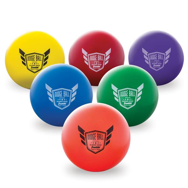 Franklin Sports 6" Super Skin Dodge Ball Assortment 63997 Blain's