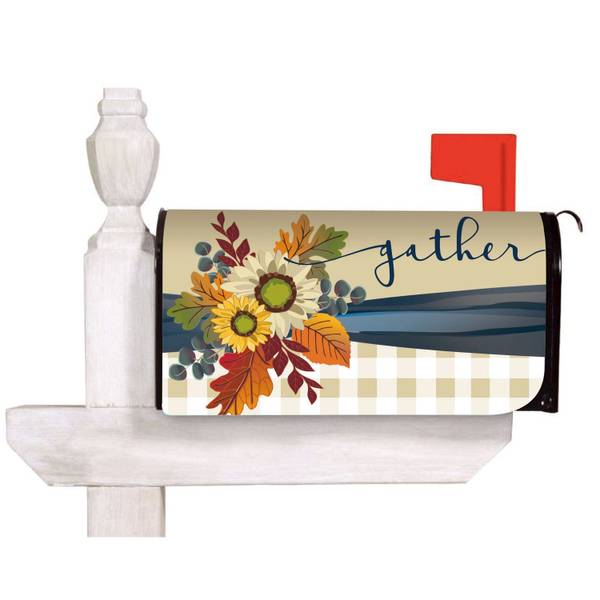 Evergreen Enterprises Fall Floral Gather Mailbox Cover 56774 Blain