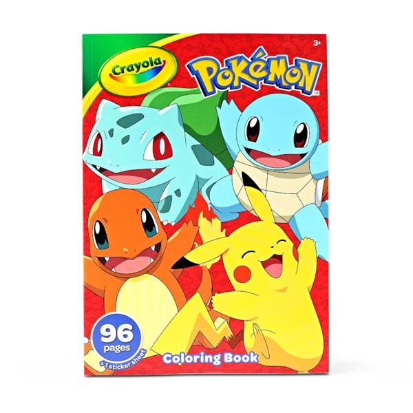 Crayola Pokemon 96Page Coloring Book 042732 Blain's Farm & Fleet
