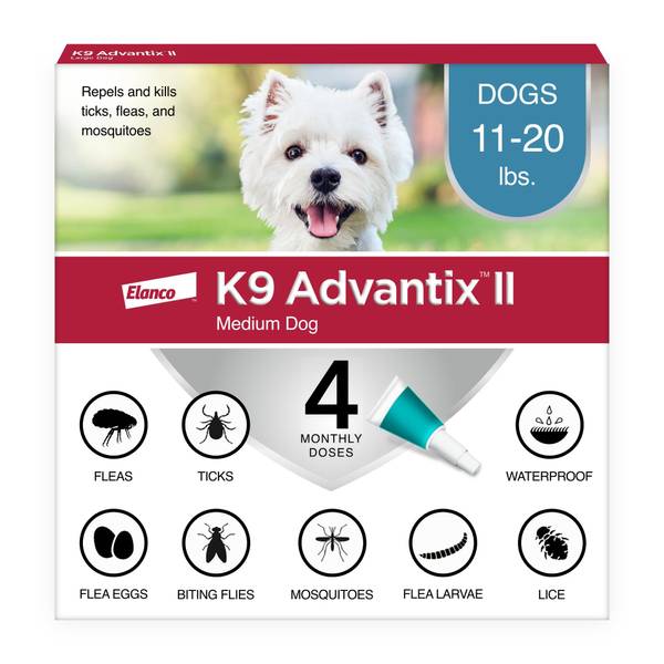 Bayer K9 Advantix II Once A Month Topical Flea, Tick and Mosquito