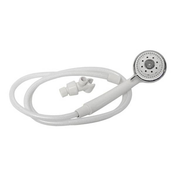 Spray Sensations Hydro Spin 6 Position Hand Held Shower Head, White