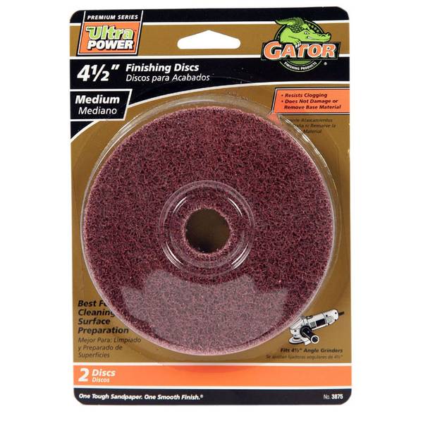 Gator 41/2" Finishing Discs 2 Pack, Medium 3875 Blain's Farm & Fleet