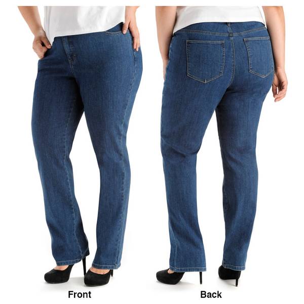 Lee Women's Plus Size Instantly Slim Straight Leg Jeans, Seattle, 18P 308043518WP Blain's
