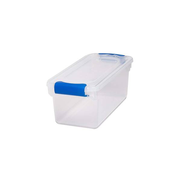 Homz Snap Lock Clear Storage Box, 7.5 Qt 3410CLBL.10 Blain's Farm