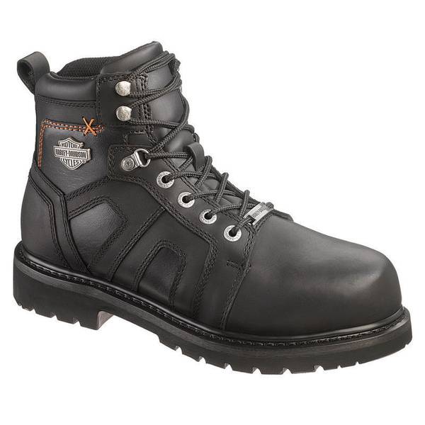 Harley Davidson Men's Chad Steel Toe Motorcycle Boot, Black, 8.5