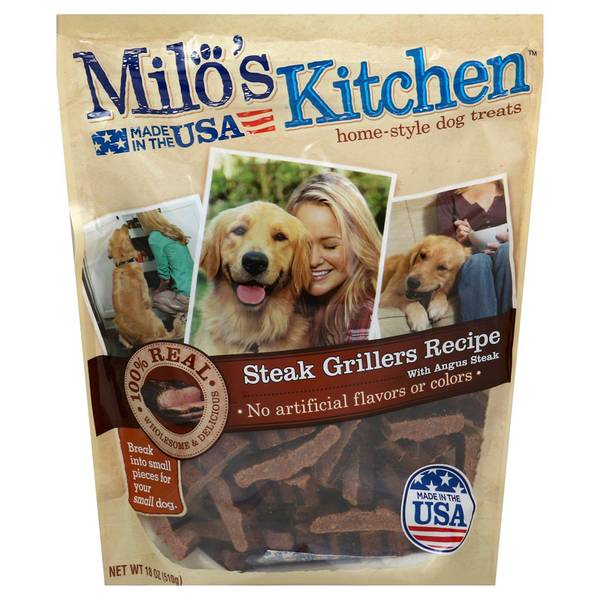 Milo's Kitchen 18 oz Steak Griller Recipe Homestyle Dog Treats