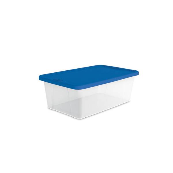 Homz 6Quart Storage Box 3206CLBL.10 Blain's Farm & Fleet