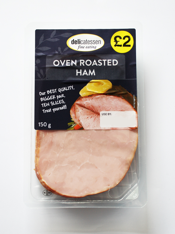 Fife Creamery. OVEN ROASTED HAM SLICES 8x150G £2.00 PMP
