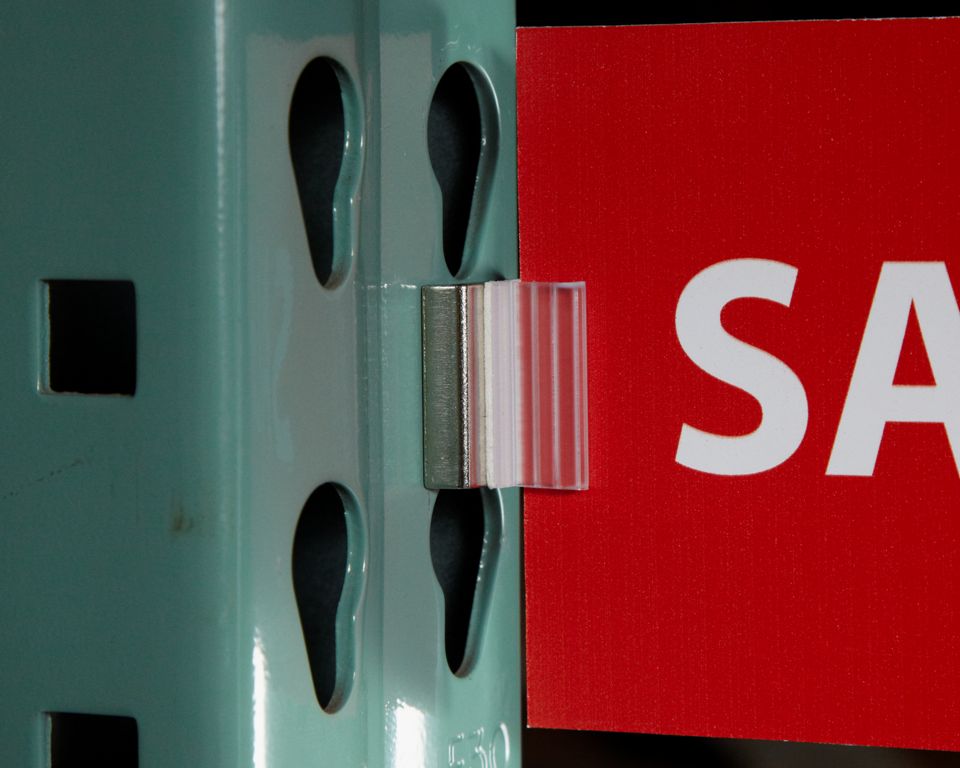 Part 107097, Gripper Flag Sign Holder On Kinter (K