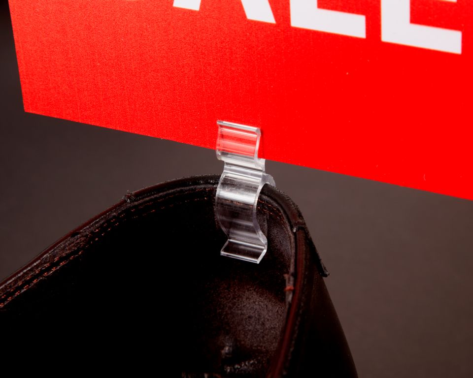 Part 107106, Shoe Clip Sign Holder On Kinter (K International, Inc.)