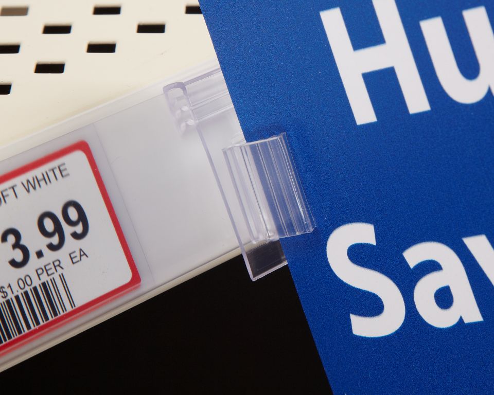 Part 108102, Standard Style Info Strip Gripper Flag Sign Holder On