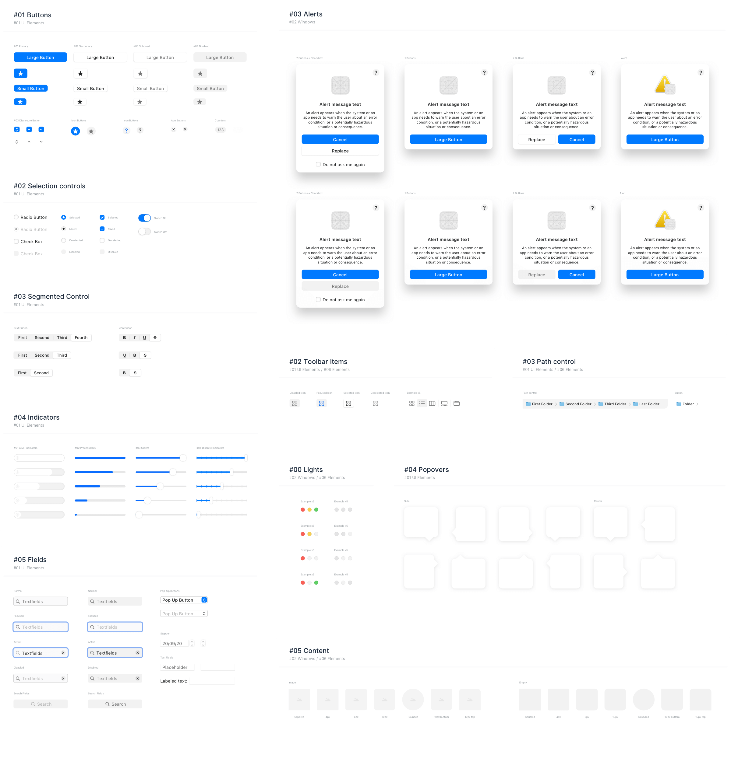 Free MacOS 11 Big Sur UI Kit