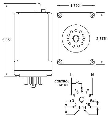 Item # 008-120-12S, 120 Volt (V) Alternating Current (AC) Operating
