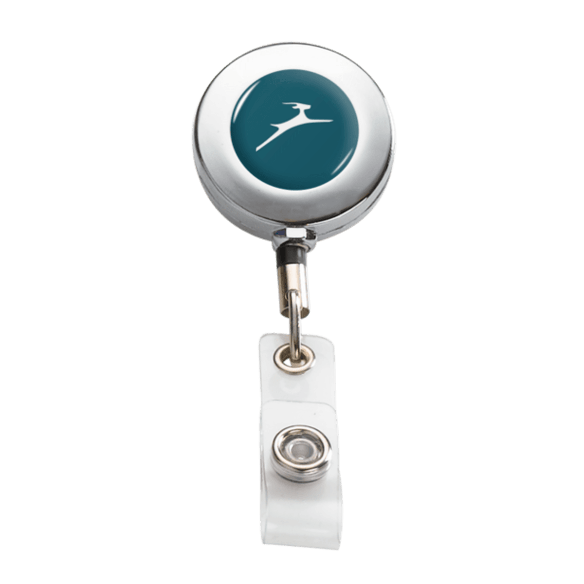 Import metal retractable badge reel with belt clip Brandextenders