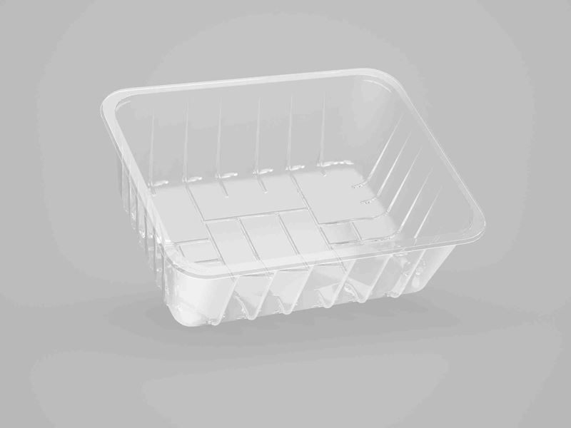 Item 500048, 8.94 x 6.97 x 2.99 Inch (in) Size Rectangle Polyethylene
