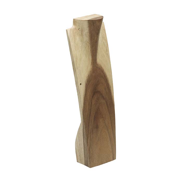 Natural Suar Wood Necklace Bust Display