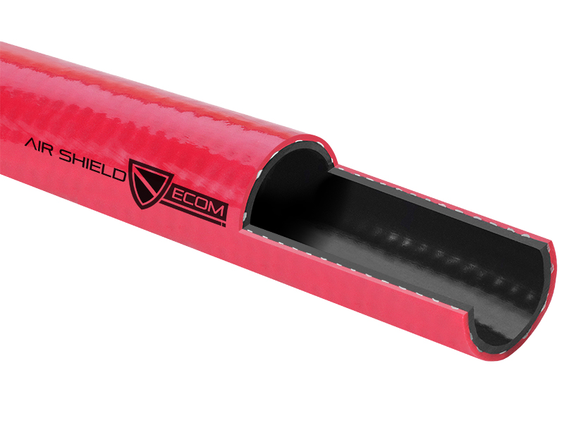 Item ASE 100, 1 Inch (in) Inner Diameter Red PVC Air Shield Econ