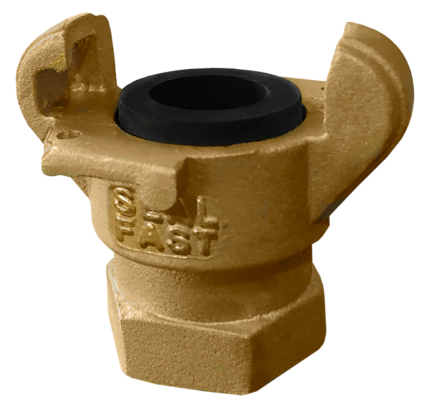 Brass Female NPT Hose End Crowfoot Couplings On Seal Fast, Inc.