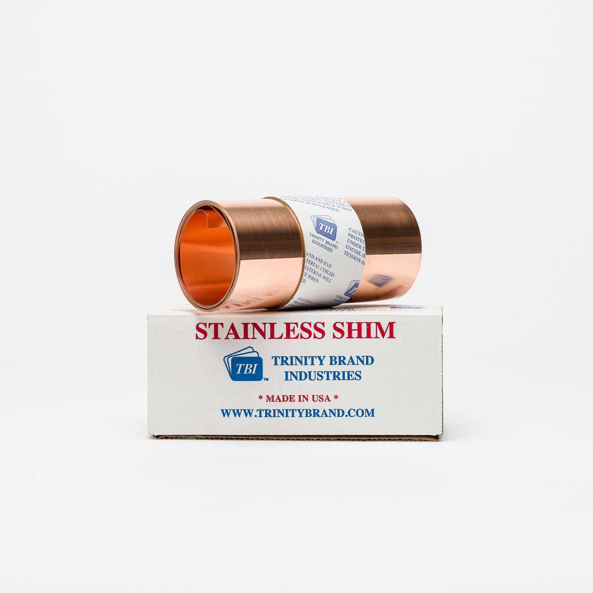 110 Copper Shim Rolls On Trinity Brand Industries, Inc.