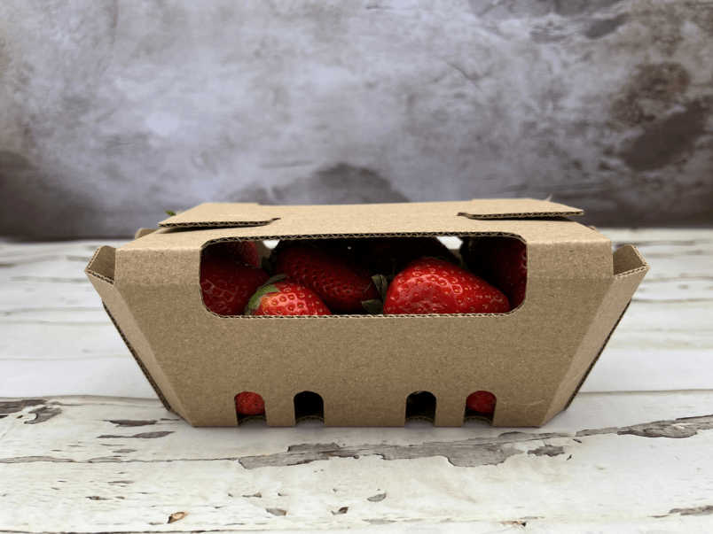 340g Cardboard Clamshell Wellington Produce Packaging