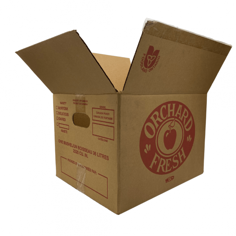 1 Bushel Carton Unwaxed Wellington Produce Packaging