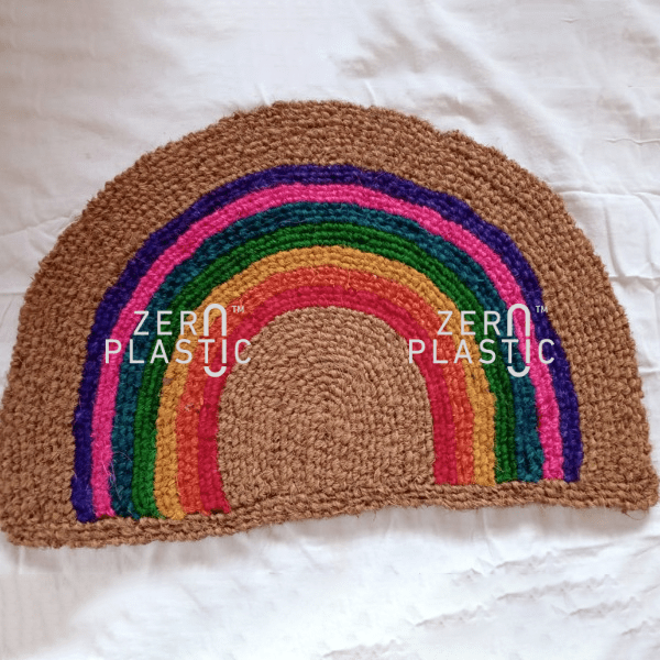 Rainbow doormat Plastic Alternative Products by ZeroPlastic Movement