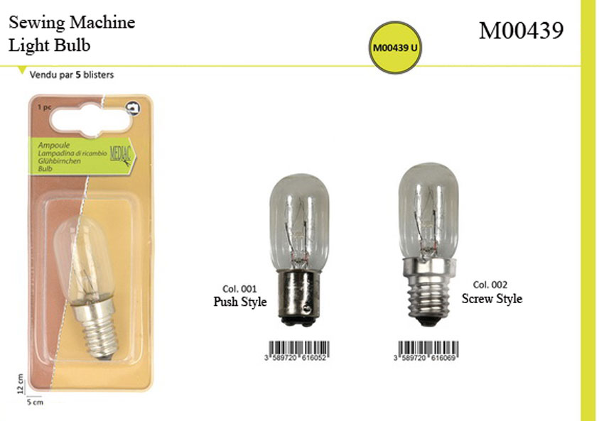 M00439 Sewing Machine Light Bulb Products From Abroad