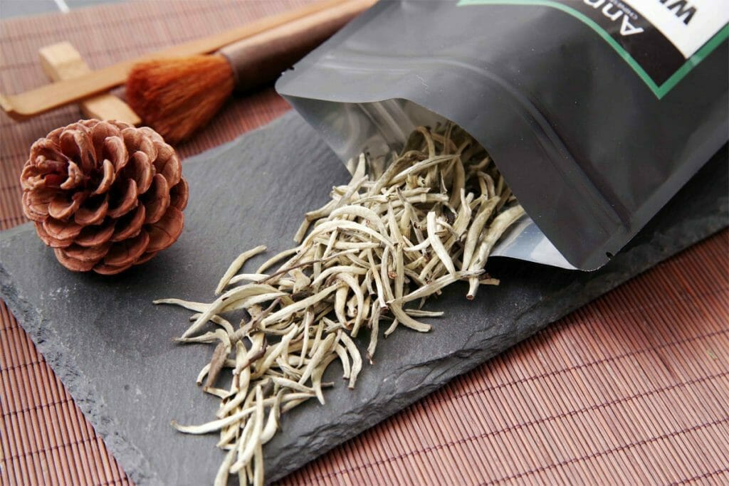 White Tea Leaves (50 Cups) White Silver Needle Tea Weight Loss