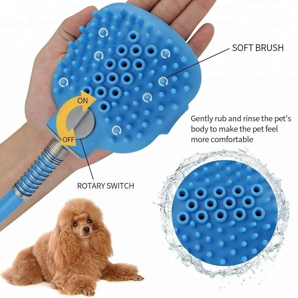 Pet Dog Shower Sprayer Kit High Powered Hand Held For Indoor And