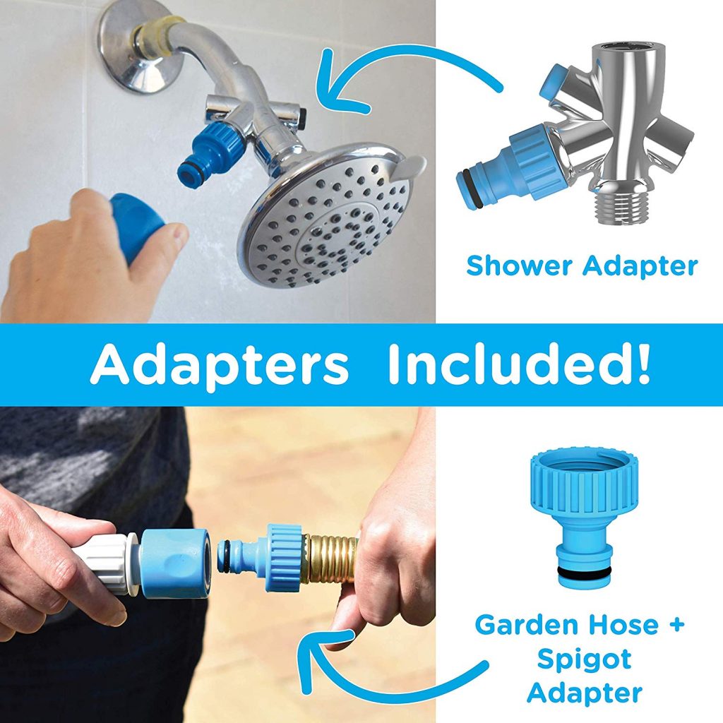 Pet Dog Shower Sprayer Kit High Powered Hand Held For Indoor And