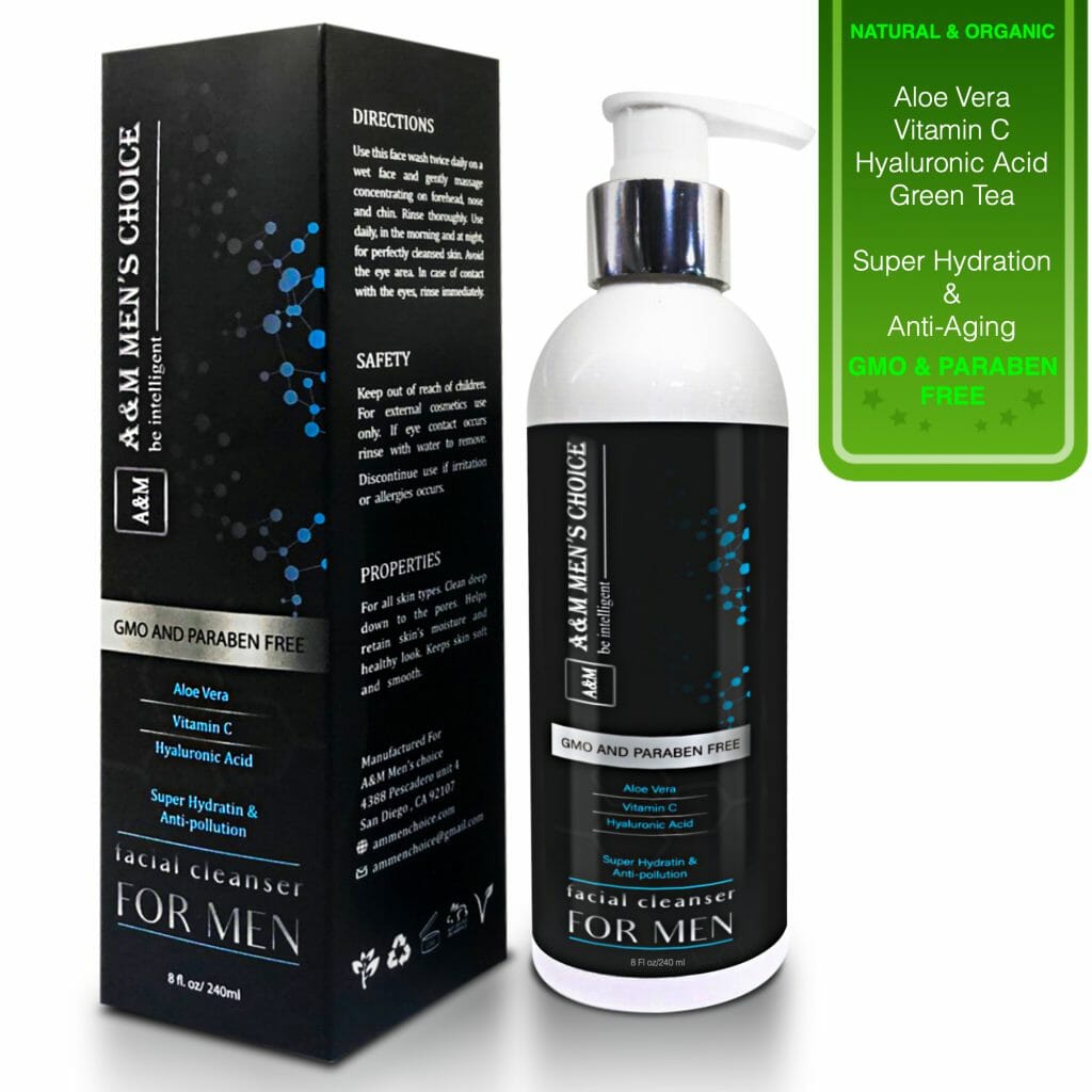 Men’s Face wash & Facial Cleanser for Men Product Testing Group
