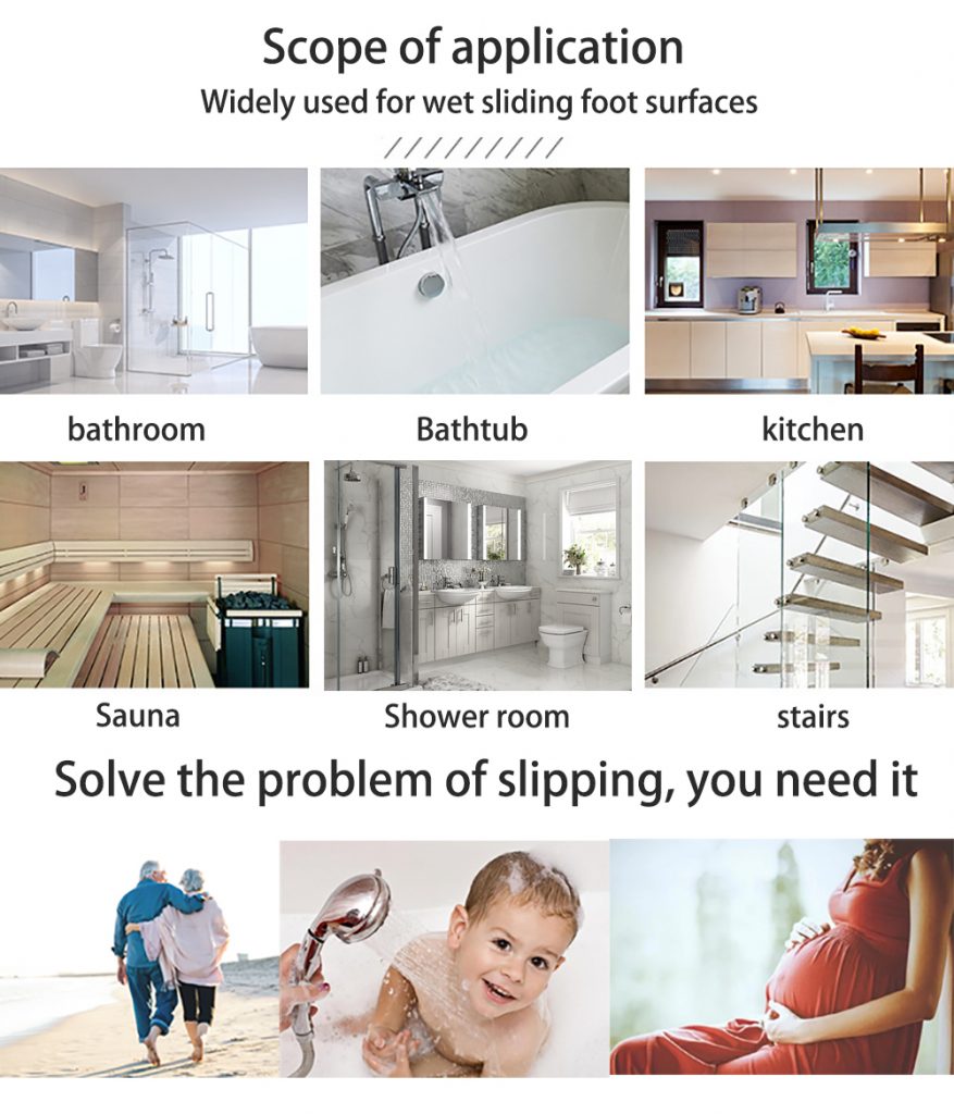 Anti Skid Bathtub Sticker Bath Tub Stickers Non Slip Shower Mats 12 pcs