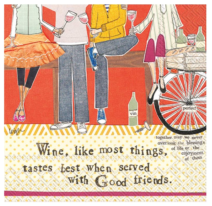 Boston International C018000 Premium Paper Cocktail Napkins, 5″ x 5