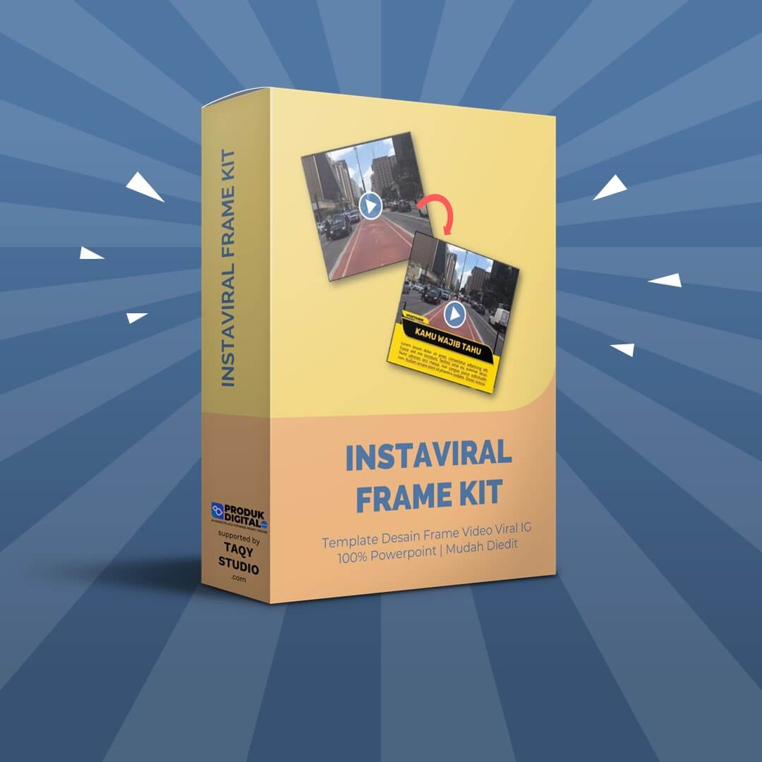 InstaViral Frame Kit Personal Produk Digital Marketplace