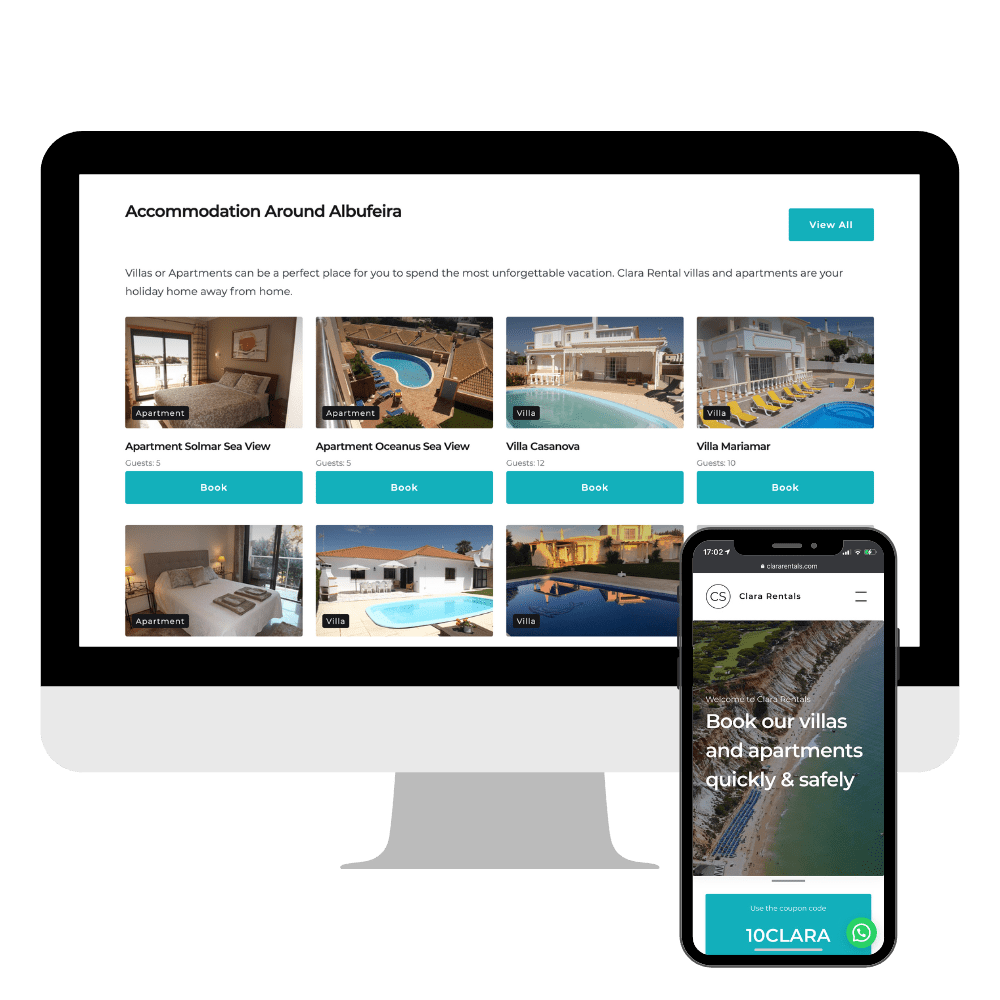 Clara Rentals Pro Easy Site