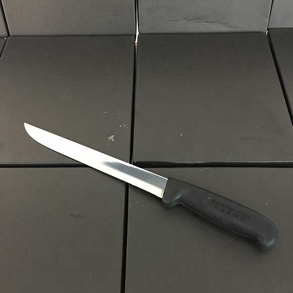 8" Fillet Knife Textured Grip Handle Pro Edge Paper