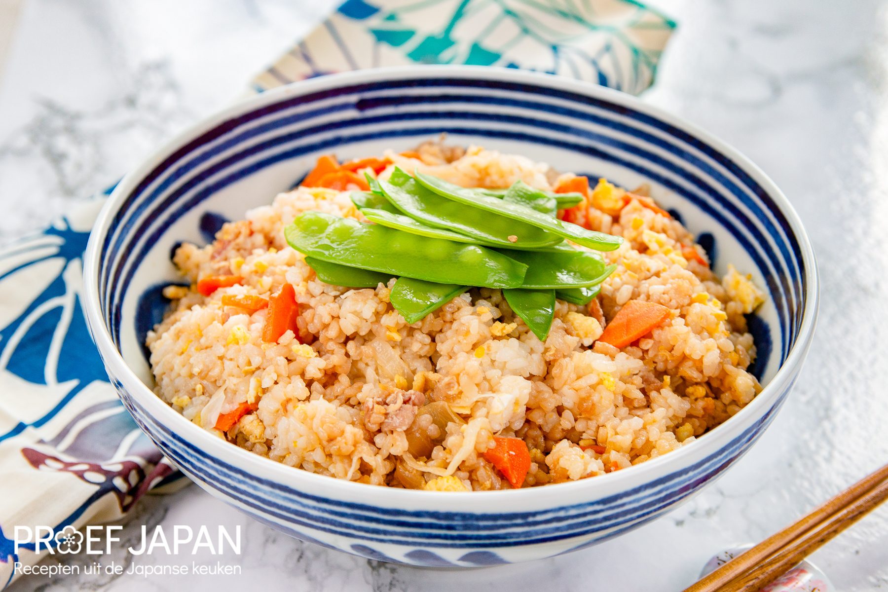 Japanse Gebakken Rijst (Yakimeshi) | Proef Japan